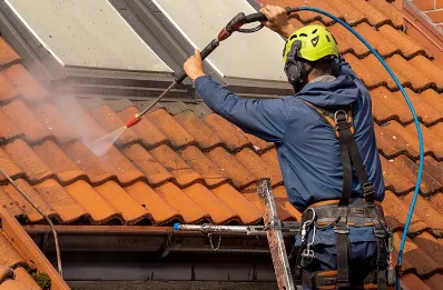 Démoussage et hydrofuge de toiture à Saulty